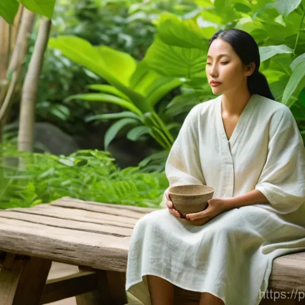 만성피로와 한방 약재 치료법 - **Prompt 1: Ancestral Wisdom and Natural Revitalization**
    "A serene and elegant woman in her lat...